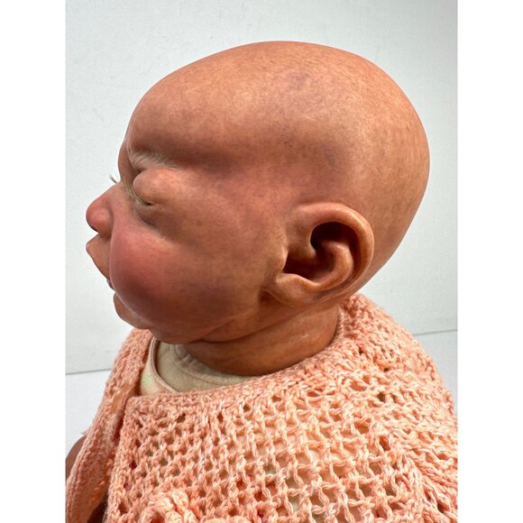 Reborn Crying Baby Doll By Elisa Marx 6 lbs 19 inches Soft Body Peach Outfit - Picture 11 of 11